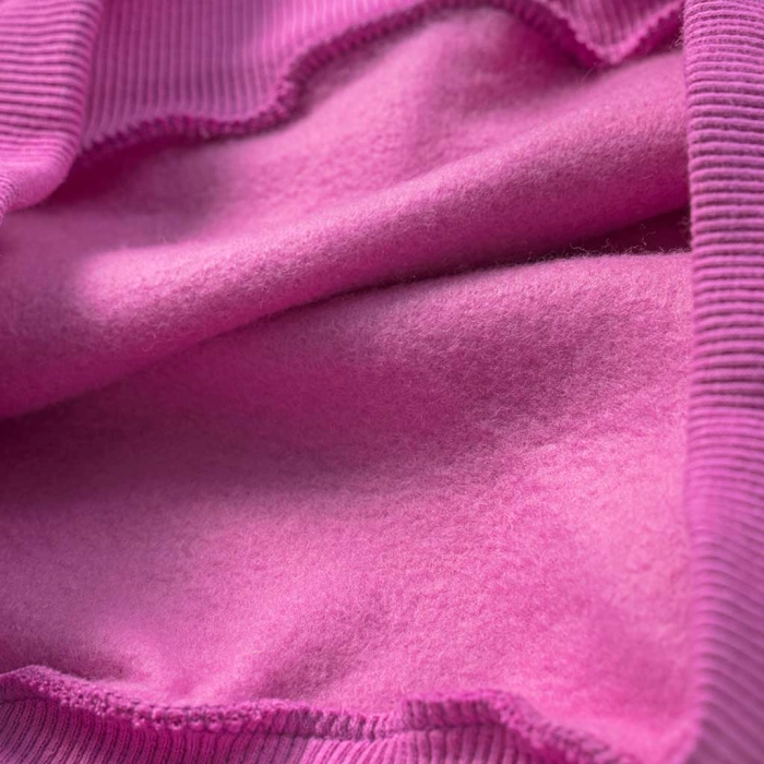 Παιδική μπλούζα ΝΕΚ για κορίτσια social ροζ ζεστό φούτερ για το σχολείο ετών 0nline (4)