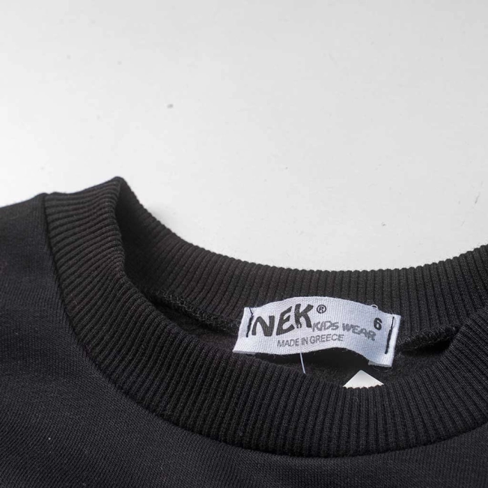 Παιδική μπλούζα ΝΕΚ για κορίτσια social μαύρο ζεστό φούτερ για το σχολείο ετών 0nline (4)