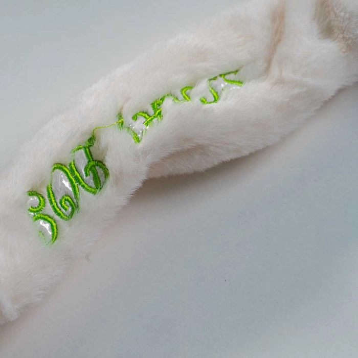 Παιδικός σκούφος με αυτάκια που σηκώνονται Cutie Monster άσπρο ζεστό χειμερινό ετών online (1)