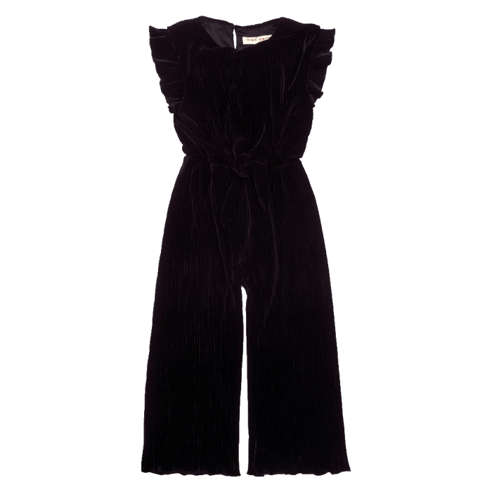 Παιδική ολόσωμη φόρμα Εβίτα για κορίτσια Living μαύρο casual για καλό ετών online (1)