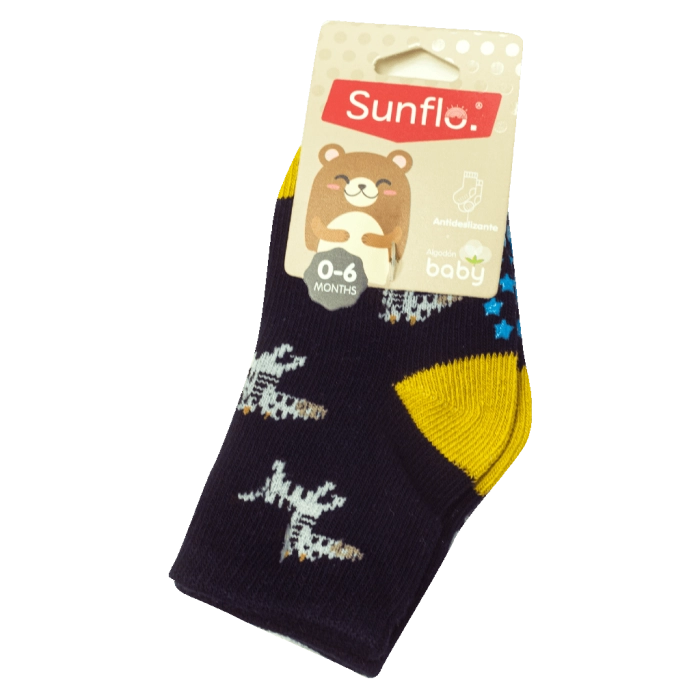 3 βρεφικές κάλτσες για αγόρια Little Boy3 αγορίστικα καλτσάκια με τατουσάκια αντιολισθιτικά μηνών online (1)