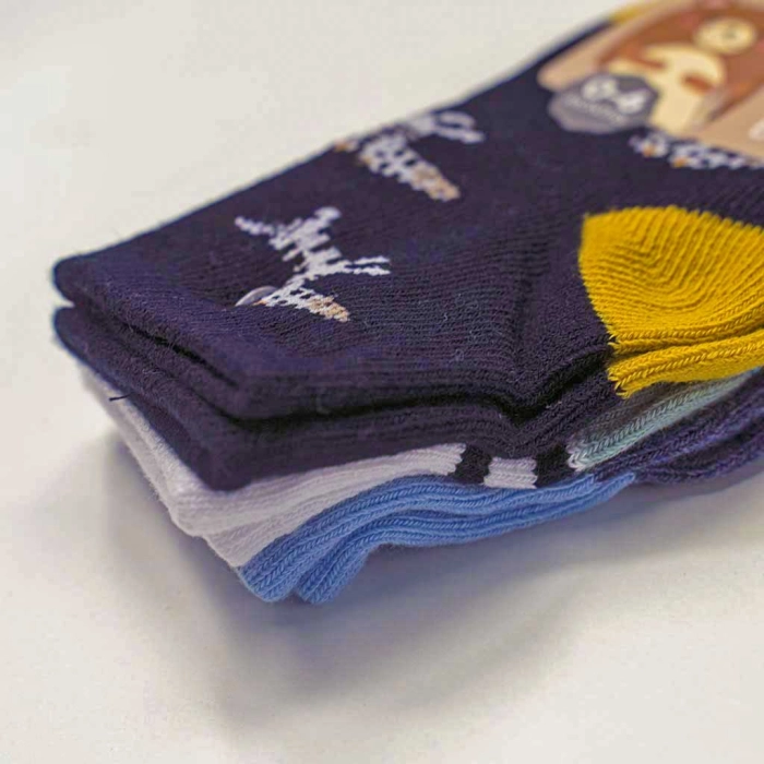 3 βρεφικές κάλτσες για αγόρια Little Boy3 αγορίστικα καλτσάκια με τατουσάκια αντιολισθιτικά μηνών online (3)