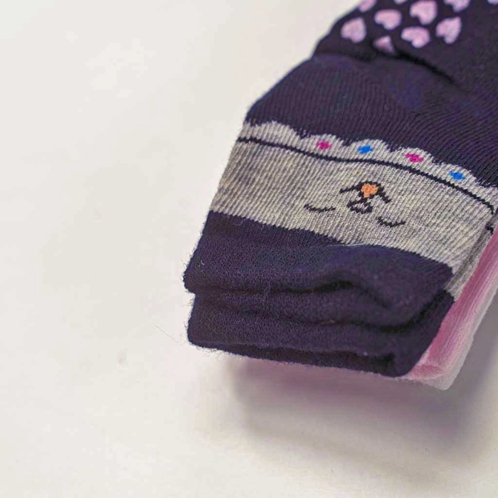 3 Βρεφικές κάλτσες για κορίτσια Girly3 μοντέρνες με πατουσάκια αντιολισθιτικές ζεστές μηνών online (2)