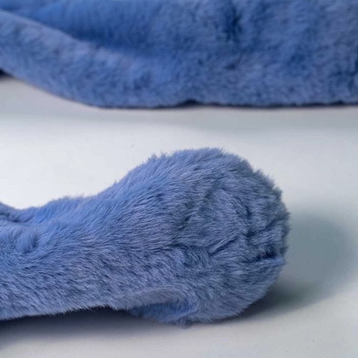 Παιδικός σκούφος με αυτάκια που σηκώνονται Xmonster μπλε ζεστό χειμερινος σκούφος ετών Online (4)