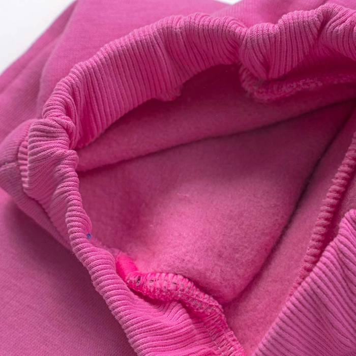 Παιδικό παντελόνι φόρμας για κορίτσια Ziple φούξια ζεστό χειμερινό ετών online (1)