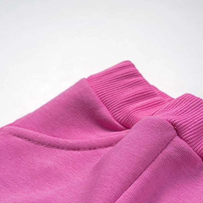 Παιδικό παντελόνι φόρμας για κορίτσια Ziple φούξια ζεστό χειμερινό ετών online (2)