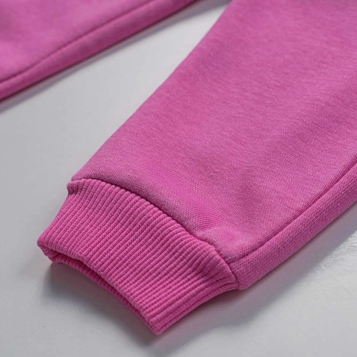 Παιδικό παντελόνι φόρμας για κορίτσια Ziple φούξια ζεστό χειμερινό ετών online (3)