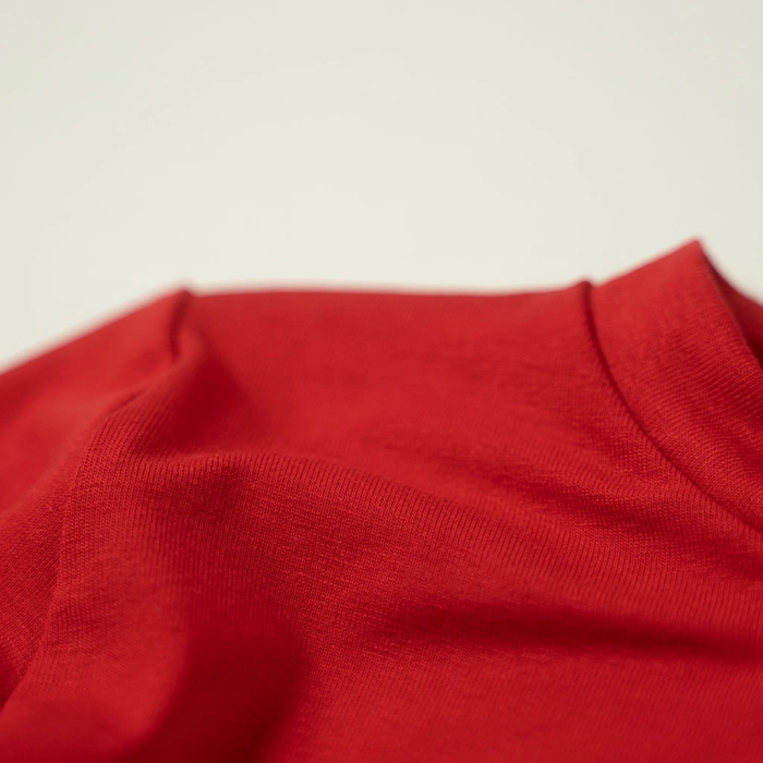 Παιδική μονόχρωμη μπλούζα Online για κορίτσια Angel κόκκινο (3)