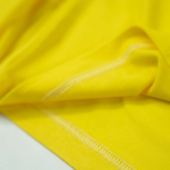 Παιδική μονόχρωμη μπλούζα Online για κορίτσια Angel κίτρινο (2)
