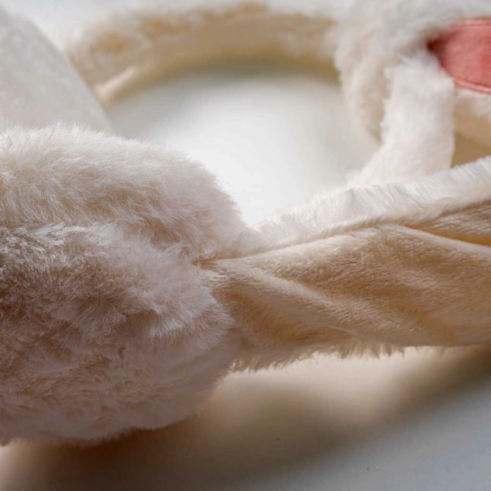 Παιδικά αυτάκια για κορίτσια Rabbits άσπρο γουνινα για το κρυο κοριτσίστικα μοντέρνα ετών online (7)