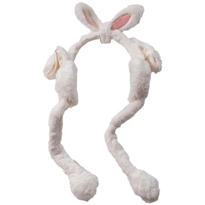 Παιδικά αυτάκια για κορίτσια Rabbits άσπρο γουνινα για το κρυο κοριτσίστικα μοντέρνα ετών online (4)