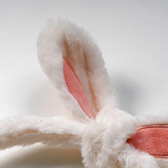 Παιδικά αυτάκια για κορίτσια Rabbits άσπρο γουνινα για το κρυο κοριτσίστικα μοντέρνα ετών online (5)