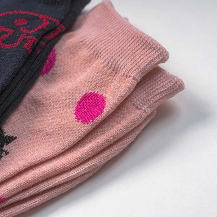 Παιδικές κάλτσες για κορίτσια CatMush σετ 3 ζευγάρια  ζεστές ψηλές μοντέρνες ετών online (4)