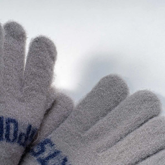 Παιδικά γάντια για αγόρια block Gold γκρι χειμώνας οικονομικό ζεστό ετών online (1)