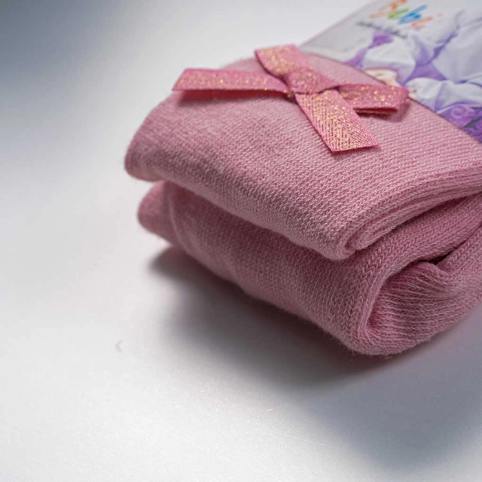 Βρεφικό καλσόν για κορίτσια SweetBaby ροζ κοριτσίστικο χοντρό ζεστό για φορέματα μηνών Online (2)