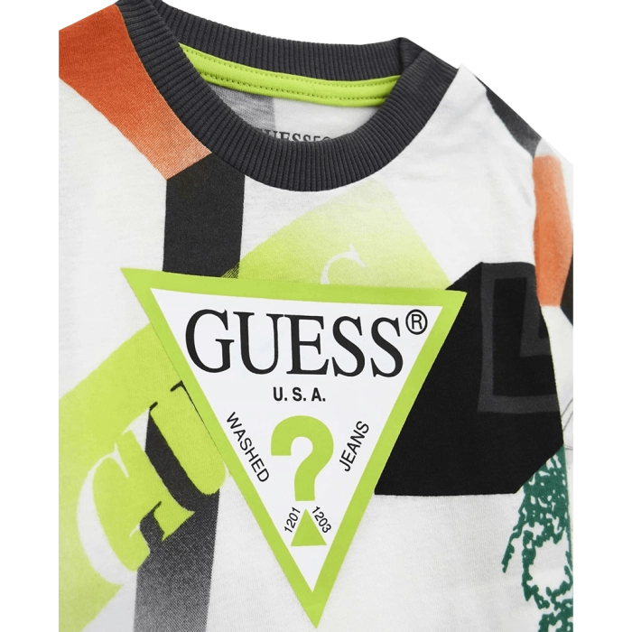 Παιδική μπλούζα Guess για αγόρια Wesh  επώνυμα αγόριστικα μπλουζάκια μοντέρνα ετών online (3)