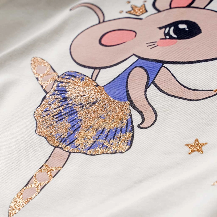 Παιδική μπλούζα Name it για κορίτσια fairytale mouse οικονομικό ετών άνοιξη φθινόπωρο σχολείο καθημερινό online (3)