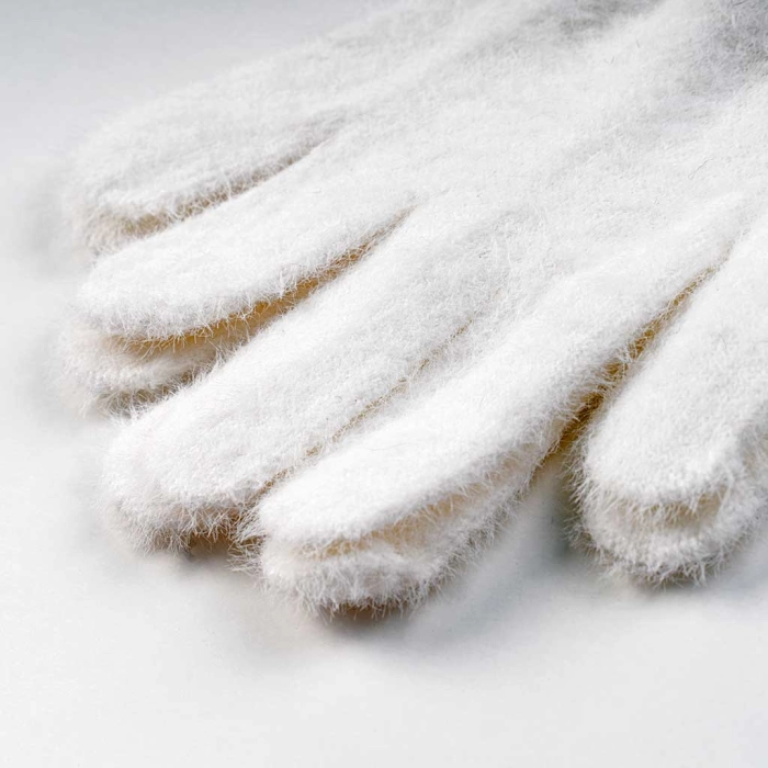 Παιδικά γάντια Fullwarmess άσπρο οικονομικά μοντέρνα ζεστά ετών online (5)