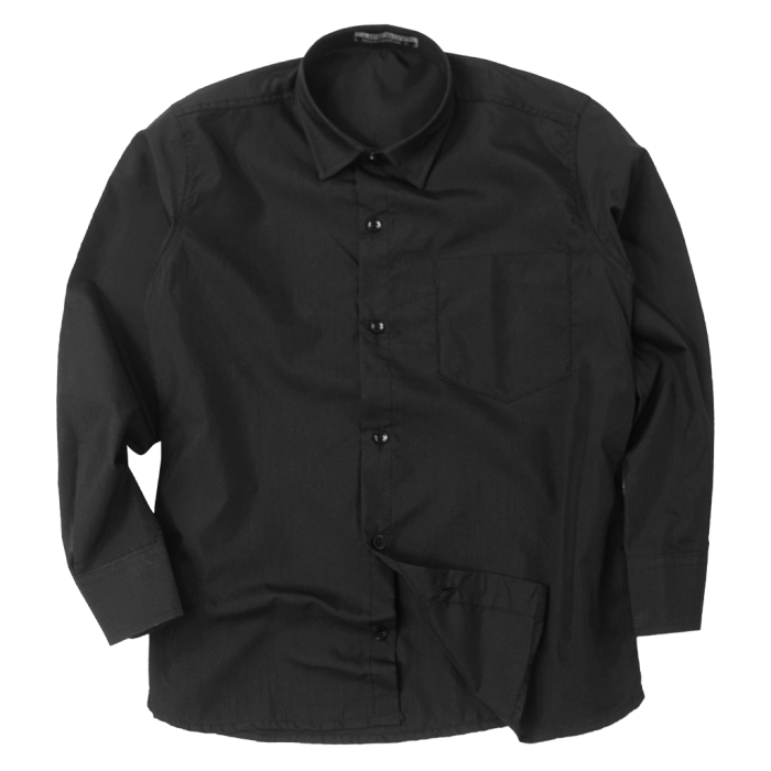 Παιδικό πουκάμισο για αγόρια LifeBoy μαύρο μονόχρωμα μαύρα πουκάμισα ετών online