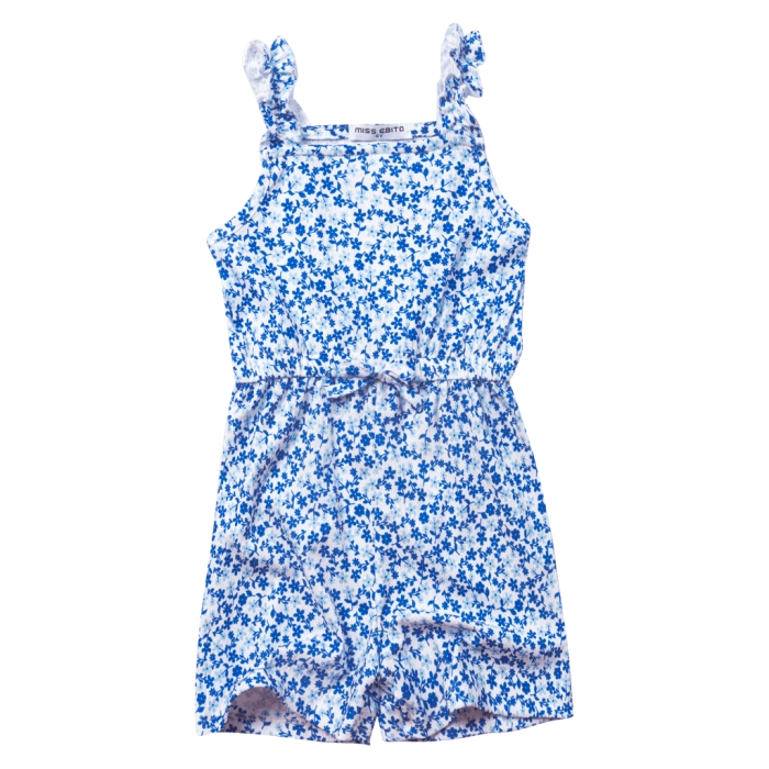 Παιδική σαλοπέτα Εβίτα για κορίτσια Blossom μπλε καθημερινά κοριτσίστικα online (1)