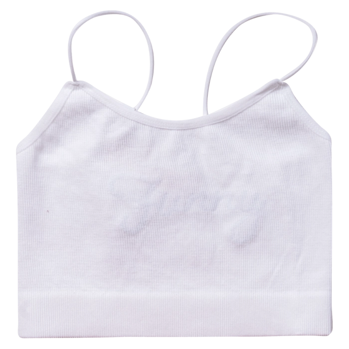 Παιδικό μπουστάκι Εβίτα  για κορίτσια Athletic άσπρο καθημερινά αθλητικά ελαστικά online (1)