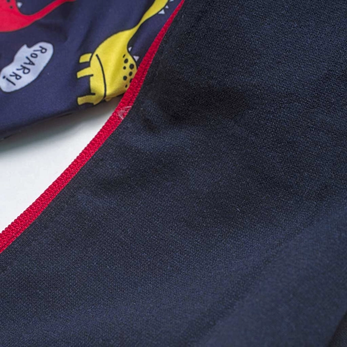 Βρεφικό  σετ Hashtag για αγόρια Skate dino μπλε με μπουφανάκι με παντελονάκι αγορίστικα online