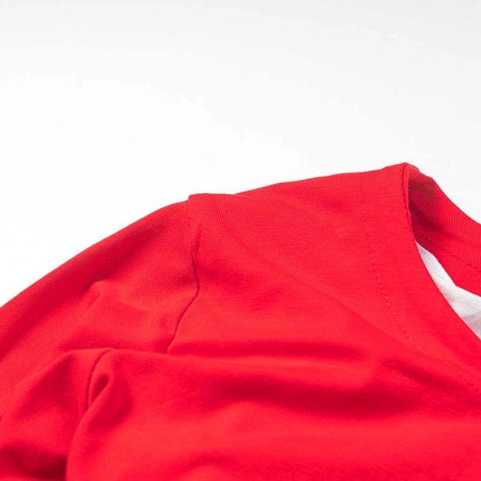 Βρεφικό φόρεμα Εβίτα για κορίτσια Rosa κόκκινο ζακέτα τούλι λουλούδια φλοράλ ετών casual online (4)