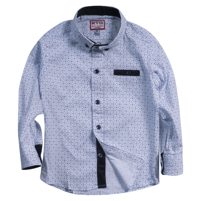 Παιδικό πουκάμισο για αγόρια Dean άσπρο 1-4 γιακάς καλό  επίσημο εκδηλώσεις ετών online (1)
