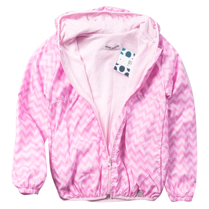 Παιδικό μπουφάν Εβίτα για κορίτσια  Gummy ροζ αντιανεμικό σχολείο καθημερινό φθινοπωρινό ανοιξιάτικο ετών online (1)