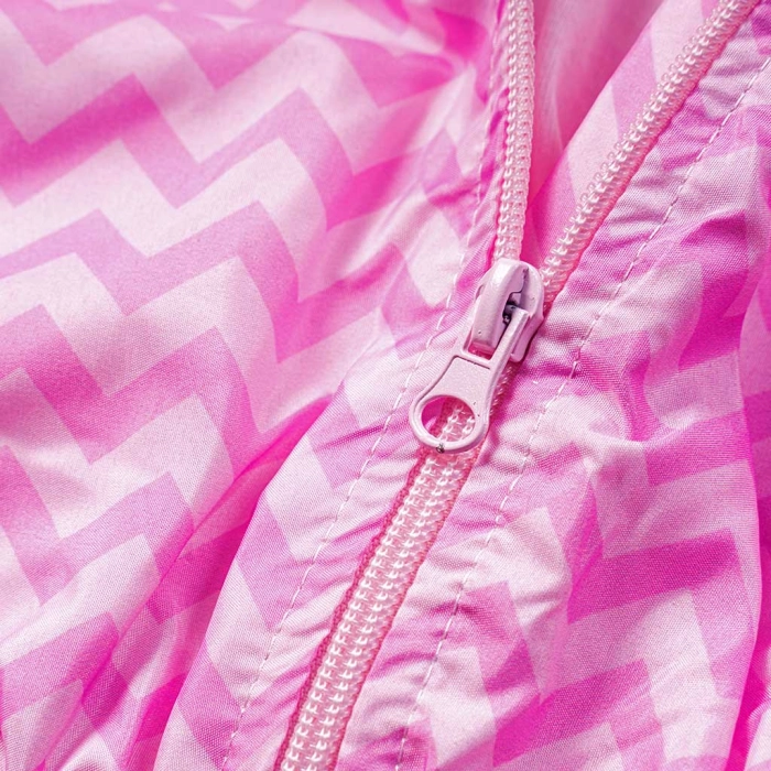 Παιδικό μπουφάν Εβίτα για κορίτσια  Gummy ροζ αντιανεμικό σχολείο καθημερινό φθινοπωρινό ανοιξιάτικο ετών online (4)