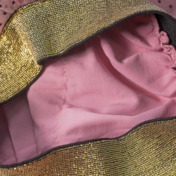 Παιδικό σετ Εβίτα για κορίτσια Cute Girl ροζ φούστα βόλτα ρομαντικό πουά γιορτή ετών casual online (1)