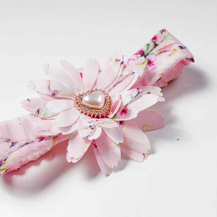 Βρεφικό φόρεμα Εβίτα για κορίτσια  flower busion ροζ καλοκαιρινα φορεματα ρομαντικα ετων (1)