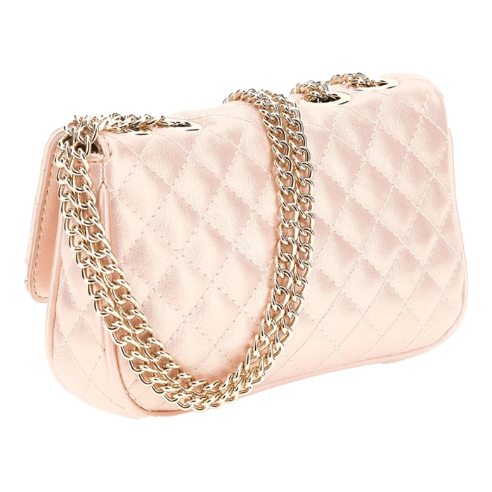 Παιδική τσάντα Guess για κορίτσια Chantelle ροζ επώνυμη δώρο μοντέρνα χιαστί αλυσίδα καλή ετών online (2)