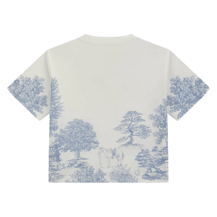 Παιδική μπλούζα GUESS για κορίτσια Bonsai άσπρο καθημερινή ελάστική κοντή επώνυμη μακό ετών crop online (1)