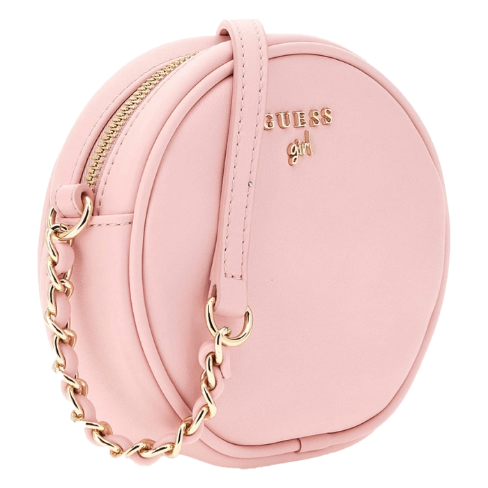 Παιδική τσάντα Guess για κορίτσια  Corina ροζ  casual με λουράκι χιαστί καθημερινή μοντέρνο ετών online (3)