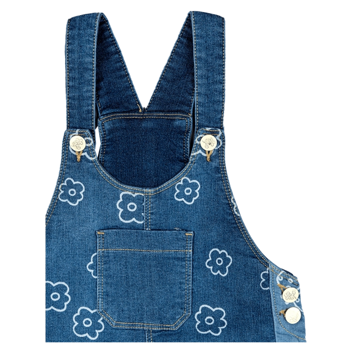 Παιδική σαλοπέτα Losan για κορίτσια Senses μπλε φούστα τζιν επώνυμο βόλτα casual online (4)