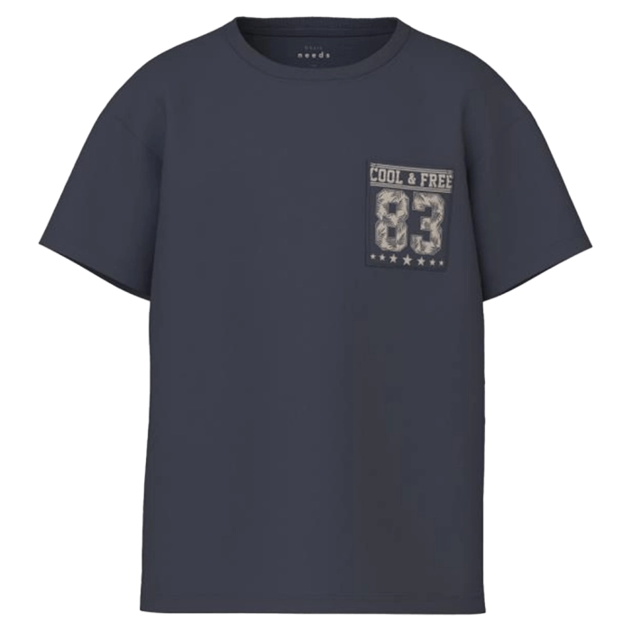 Παιδική μπλούζα Name it για αγόρια 83 ανθρακί καθημερινή καλοκαιρινή μακό βαμβακερή άνετη ετών online  (1)
