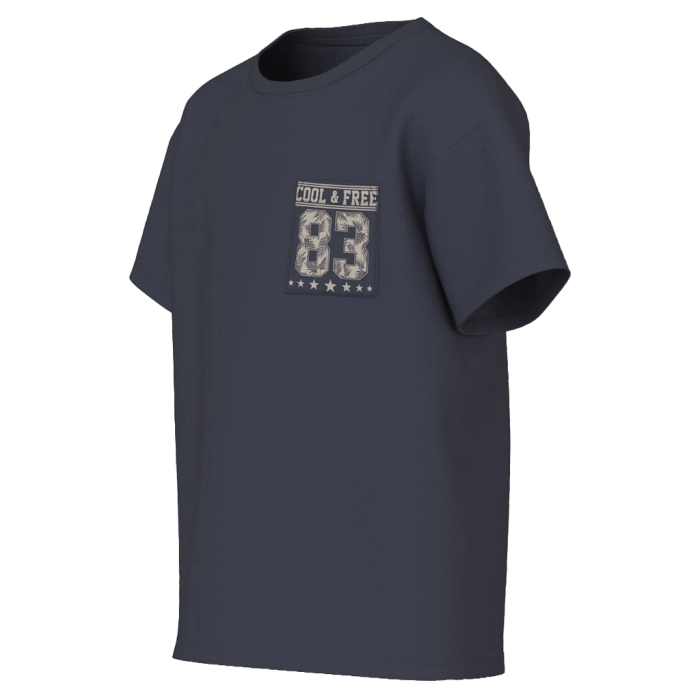 Παιδική μπλούζα Name it για αγόρια 83 ανθρακί καθημερινή καλοκαιρινή μακό βαμβακερή άνετη ετών online  (2)