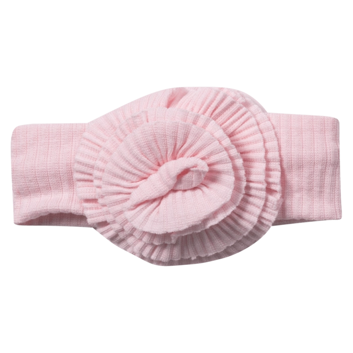 Βρεφική κορδέλα για κορίτσια raffle flower ροζ λαστιχένιες κορδέλες για μωράκια μωρά ελαστικές νεογέννητα