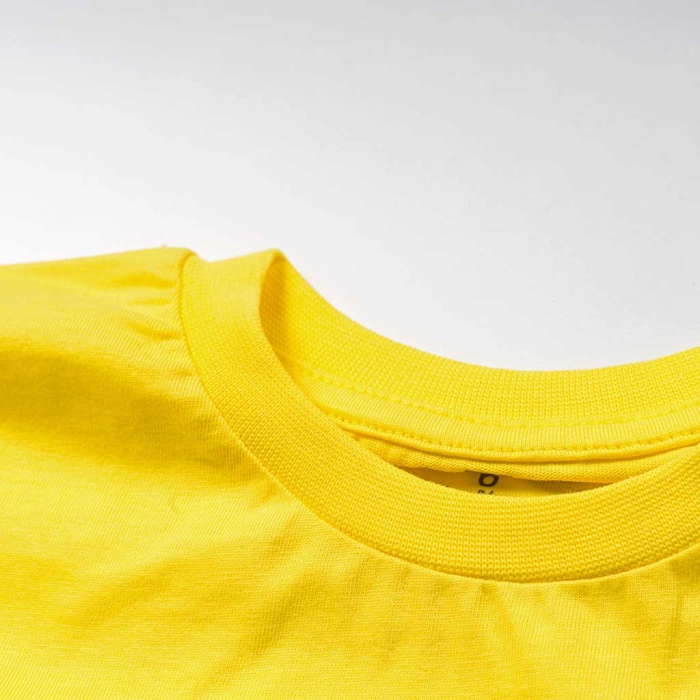 Παιδική μπλούζα AKO για αγόρια movie κίτρινο κοντομάνικες μπλούζες καλοκαιρινές μοντέρνες tshirt ελληνικά ετών (3)