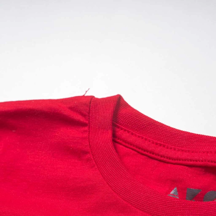 Παιδική μπλούζα AKO για αγόρια poof κόκκινο κοντομάνικες μπλούζες καλοκαιρινές μοντέρνες tshirt ελληνικά ετών (3)