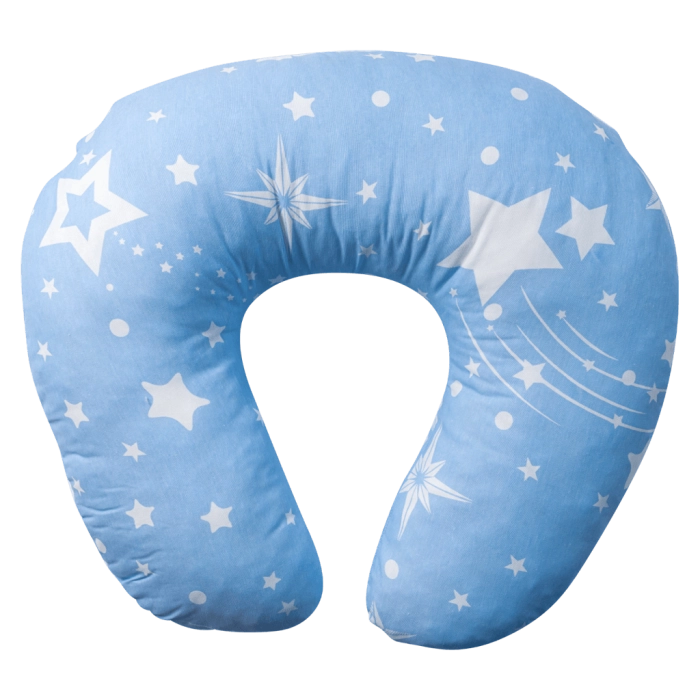 Βρεφικό μαξιλάρι θηλασμού για αγόρια stars μπλε για νεογέννητα μωράκια βαμβακερό μηνών online (1)
