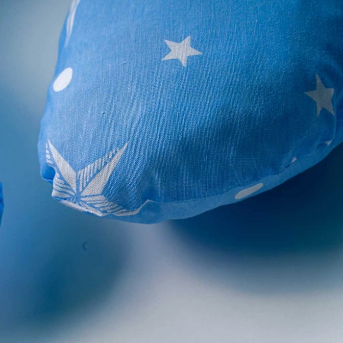 Βρεφικό μαξιλάρι θηλασμού για αγόρια stars μπλε για νεογέννητα μωράκια βαμβακερό μηνών online (2)