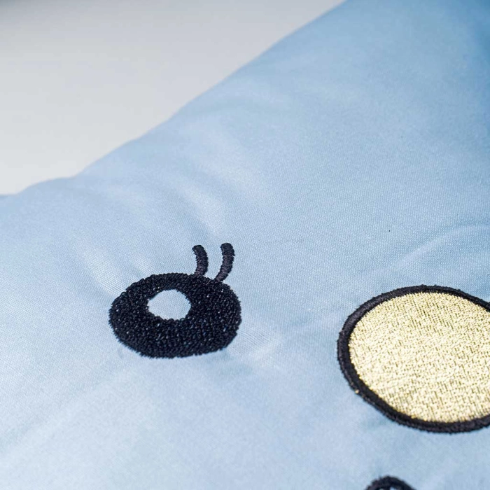 Βρεφική πλεξούδα για κούνια  sleeping star γαλάζιο πάντες για κούνια μοντέρνες για μωράκια αγόρια κορίτσια online (3)