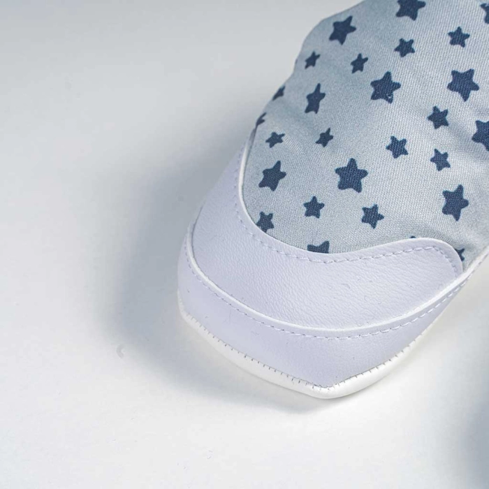 Βρεφικά παπούτσια για αγόρια Tommy star άσπρο παπουτσάκια αγkαλιάς για μωράκια μαλακά μηνών online (4)