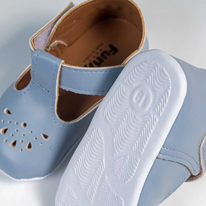 Βρεφικά παπούτσια για αγόρια summer steps γαλάζιο παπουτσάκια αγκαλιάς για μωράκια μαλακά μηνών online (4)