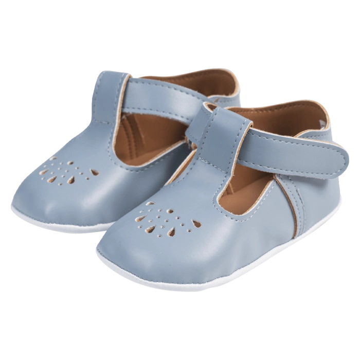 Βρεφικά παπούτσια για αγόρια summer steps γαλάζιο παπουτσάκια αγκαλιάς για μωράκια μαλακά μηνών online (3)