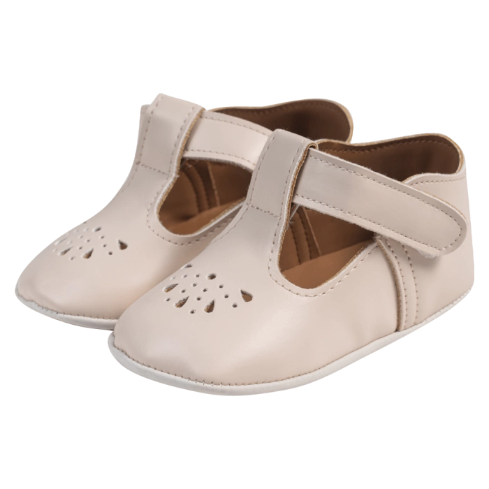 Βρεφικά παπούτσια  summer steps μπεζ παπουτσάκια αγκαλιάς για μωράκια μαλακά μηνών online (4)