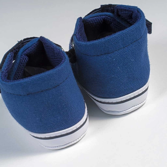 Βρεφικά παπούτσια για αγόρια little Z μπλε παπουτσάκια αγκαλιάς για μωράκια μαλακά μηνών online (1)