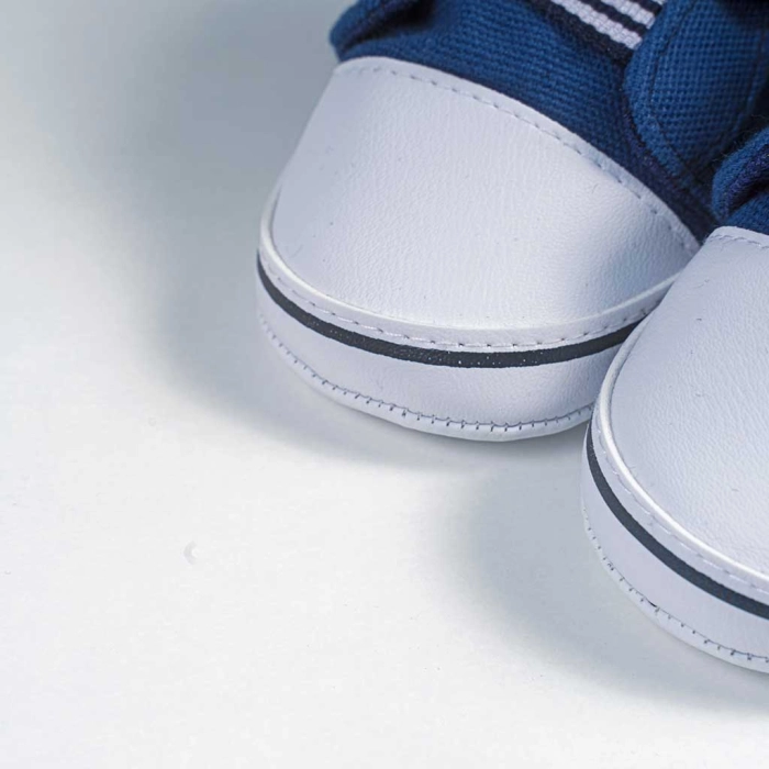 Βρεφικά παπούτσια για αγόρια little Z μπλε παπουτσάκια αγκαλιάς για μωράκια μαλακά μηνών online (3)